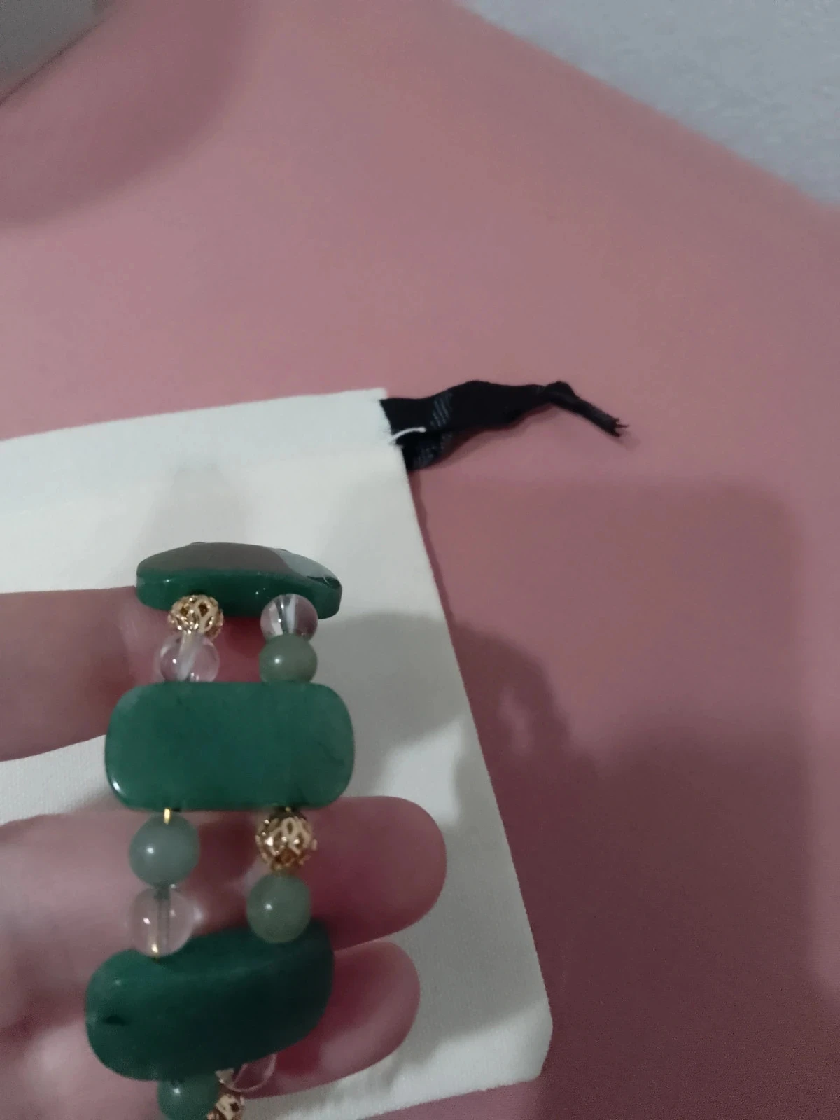 Pulseira de aventurina e cristal de rocha – photo 3